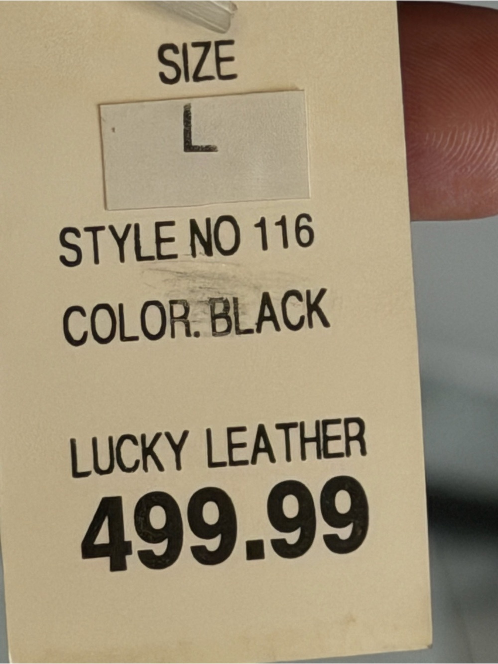 Lucky Men Soft Lined Classic Black Genuine Leather Wrap Coat with Belt NWT SZLg - Picture 10 of 11